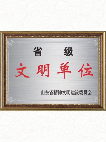 2008年  山东省省级文明单位